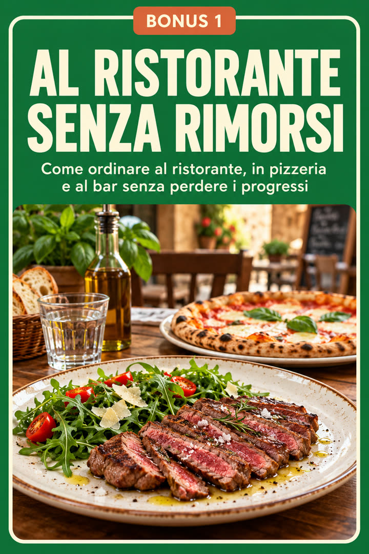 Copertina del bonus Al Ristorante Senza Rimorsi